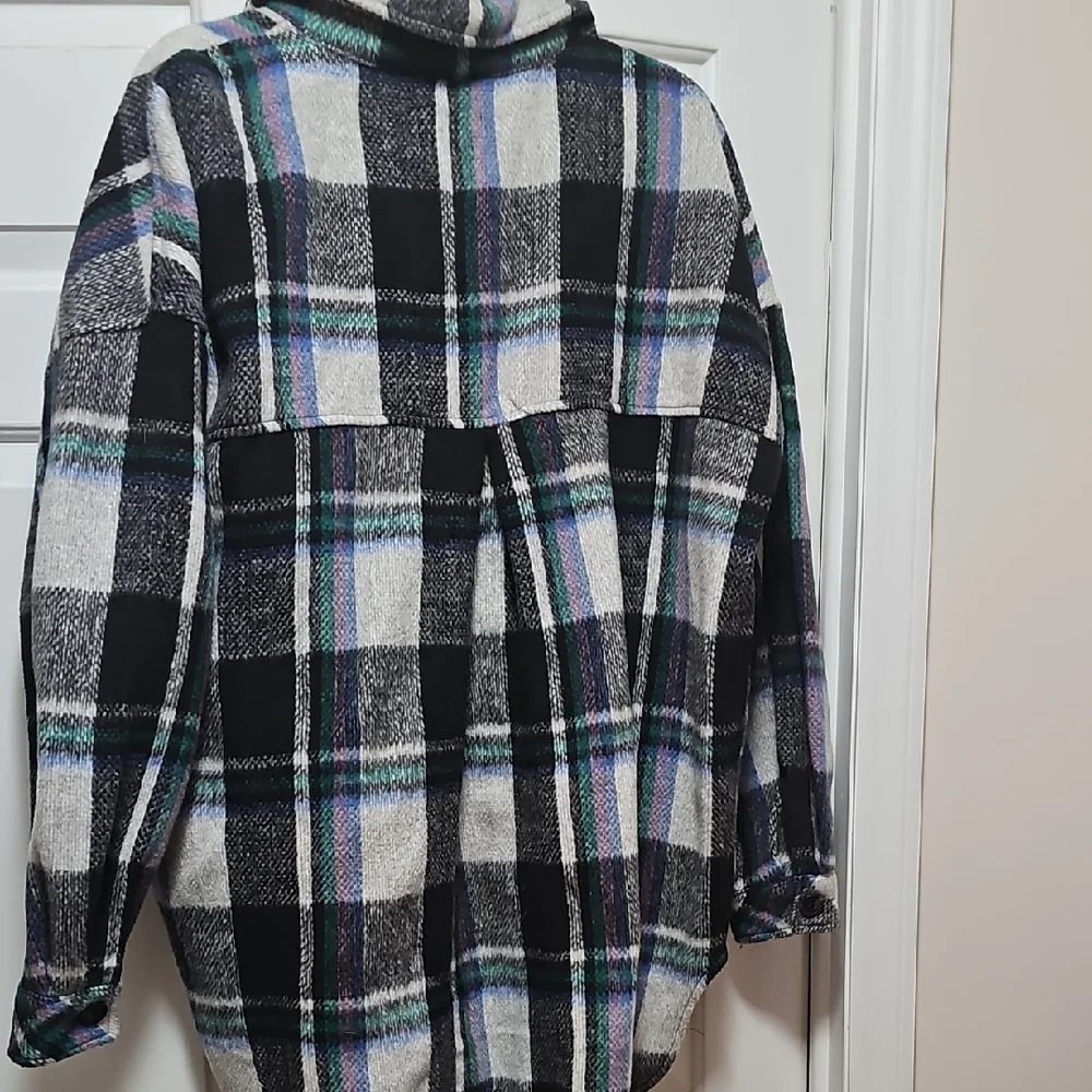 Plaid Button-Up - Picture 3 of 3